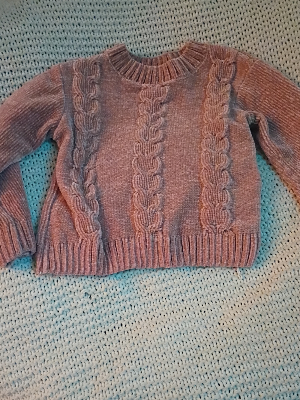 Classic Cable Knit Sweater - Dusty Rose So Soft!
